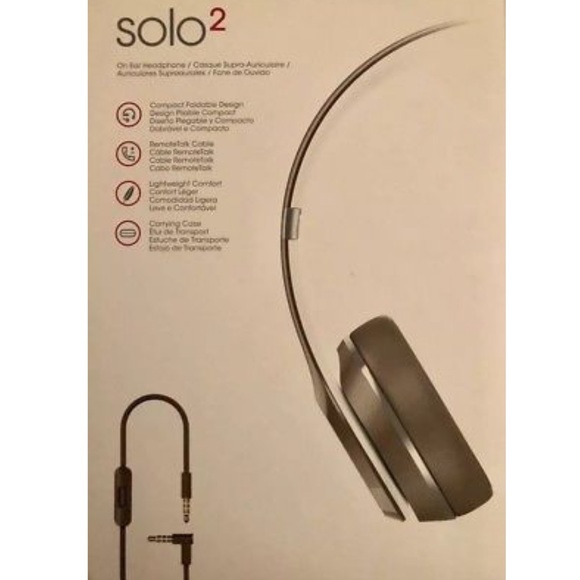 Beats by Dr. Dre Solo2 Wired Headphones- Silver - Picture 5 of 8